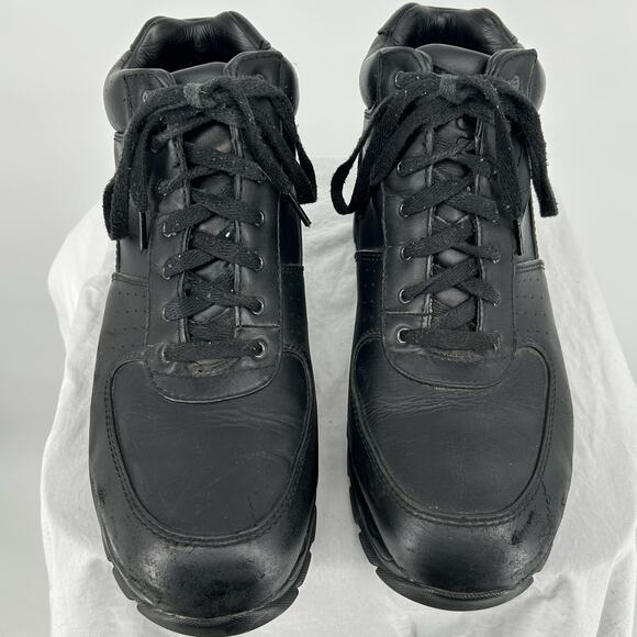 Men's Black Leather Nike Air Max Goadome ACG Boots Sneakers Sz 11M 865031-009 - Picture 3 of 8